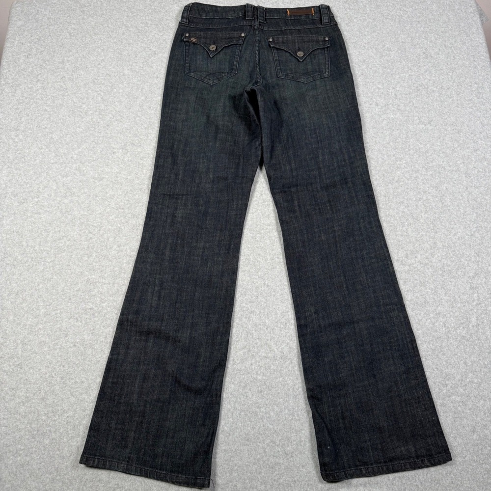 Vintage Y2K Christopher Blue Dark Wash Stretch Bootcut Jeans Size 8 Rodeo